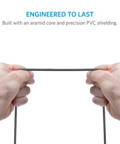 Anker USB C Cable, PowerLine USB 3.0 to USB C Charger Cable (3ft) with 56k Ohm Pull-up Resistor for Samsung Galaxy Note 8, S8, S8+, S9, Oculus Quest, Sony XZ, LG V20 G5 G6, HTC 10 (Black) 3ft Black 1 28 61IbuDIJ1mL