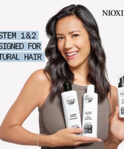 Nioxin System 1 Scalp Cleansing Shampoo with Peppermint Oil, Treats Dry and Sensitive Scalp, Dandruff Relief and Anti-Hair Breakage, For Natural Hair with Light Thinning, 33.8 fl oz 15 61IcsYUNYjL