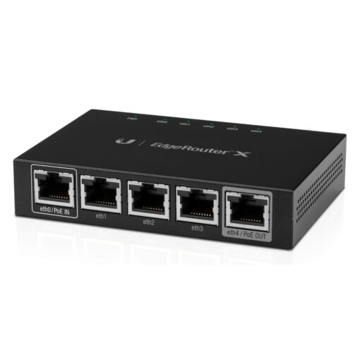 Ubiquiti EdgeRouter X Advanced Gigabit Ethernet Routers ER-X 256MB Storage 5 Gigabit RJ45 ports