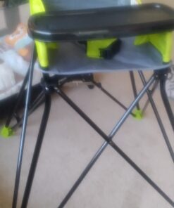 Summer Infant Pop ‘n Sit Portable Highchair, Green - Portable Highchair For Indoor/Outdoor Dining – Space Saver High Chair with Fast, Easy, Compact Fold, For 6 Months – 45 Pounds 36 61IeasdDGUL