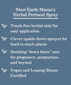 Earth Mama Herbal Perineal Spray | Safe for Pregnancy and Postpartum Recovery, Witch Hazel Natural Cooling Spray for After Birth Feminine Care Essentials, Benzocaine & Butane Free, 4-Fluid Ounce Unscented 4 Fl Oz (Pack of 1) 25 61Ieh41iiL