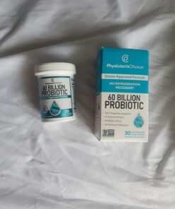 Physician's CHOICE Probiotics 60 Billion CFU - 10 Strains + Organic Prebiotics - Immune, Digestive & Gut Health - Supports Occasional Constipation, Diarrhea, Gas & Bloating - For Women & Men - 30ct 30 Count (Pack of 1) 36 61IhPsaS0jL