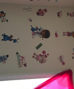 RoomMates RMK2280SCS Doc Mcstuffins Peel and Stick Wall Decals 10 inch x 18 inch 33 61Ihu6ZJhML