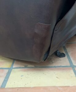 ONine Leather Repair Patch,Self-Adhesive Couch Patch,Multicolor Available Scratch Leather 8X11 Inch Peel and Stick for Sofas, Car Seats Hand Bags Jackets(New Dark Brown) 8" x 11" New Dark Brown 40 61IiD6LDexL