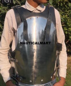 Armor Medieval Merc Steel Cuirass Breast Plate Body Armor Silver One Size 6 61IiD8FfwqL