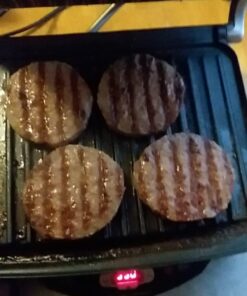 Hamilton Beach Steak Lover's Electric Indoor Searing Grill, Nonstick 100 Square, Stainless Steel (25331), Black and Stainless, Medium Serving 47 61Ijxn2GDBL