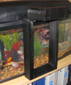 Fish Mate F14 Automatic Fish Feeder for Aquarium or Fish Tank for Vacation or Daily Use - Sits on Hood of Tank or Will Clip to Side with Included Clamps - Serves up to 14 Meals 32 61IkQ BY3WL