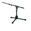 K&M - Konig & Meyer 25950.500.55 - Very Low Level Microphone Compact Stand - 2-piece Telescopic Boom Arm - Zinc Die-Cast Base - Professional Grade For All Musicians - German Made - Black Black Boom Arm 2-piece 5 61IliCiPfAL