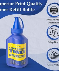 Cisinks® Universal Toner Refill for Brother TN420 TN450 TN540 TN630 TN650 TN660 TN720 TN730 TN760 TN770 TN780 TN850 Toner Powder Black 90 gram 10 61Imw91msqL