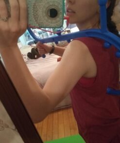 Body Back Buddy Classic - Trigger Point Massage Tool, Neck and Back Massager Handheld, Manual Self Massager, Massage Cane, Muscle Knot Remover with Instructions (Blue Marbled) Blue Marbled 38 61IqqwE6R4L