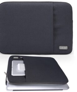 Alternative view of Lacdo Laptop Sleeve Case for 14 inch New MacBook Pro A2442 M1 / Old 13 inch MacBook Air Pro 2010-2017/13.5" Surface Book 3 2 / Asus Zenbook, Jumper HP Dell Acer Lenovo Chromebook Computer Bag, Black