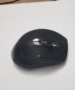 TECKNET Wireless Mouse, 2.4G USB Computer Mouse with 6-Level Adjustable 3200 DPI, 30 Months Battery, Ergonomic Grips, 6 Buttons Portable for PC, Chromebook, Mac - Black 52 61IrC50CpiL