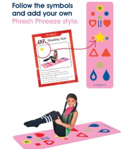 Chi Universe, Yoga Mat & Game, Kids, Tween, Adult sizes + Free App and How-To Poster, Fun Activities - Follow the Symbols, Aligns the Body - Easy to Learn for All Levels, Phresh Chi Mat for Yoga, Fitness, Exercise, Meditation, Wellness Adult/Tween Pink 16 61IvBLEuiyL