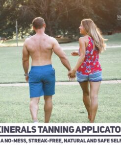 Skinerals Double-Sided Ultra Soft Applicator Mitt, Soft Self Tanning Mitt for a Perfect Finish, with Exfoliator Glove and Face Mitt for a Smooth and Even Self Tan, Ultimate Mitt for Self Tanner, 3 ct Mitt Set Only 26 61IvDhhPgHL