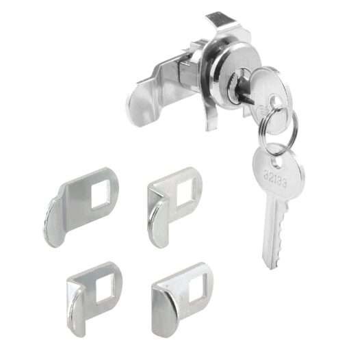 Prime-Line S 4140 Mailbox Lock – Replacement, Multipurpose Mailbox Lock for Several Brands – ILCO 1003M Keyway, Opens Counter-Clockwise with 90º Rotation, Nickel Finish (1 Set)