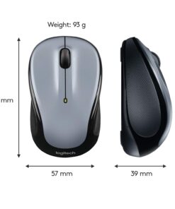 Logitech Wireless Mouse M325 with Designed-For-Web Scrolling - Light Silver 34 61J 7TT0ewL