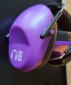 Pro For Sho 34dB Shooting Ear Protection - Special Designed Ear Muffs Lighter Weight & Maximum Hearing Protection Standard Purple 41 61J az8YLxL
