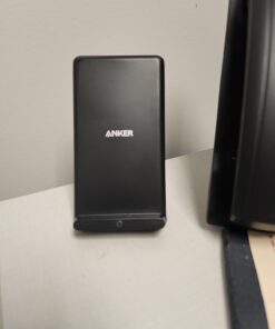 Anker 313 Wireless Charger (Stand), Qi-Certified for iPhone 15/15 Pro/15 Pro Max/14/14 Pro Max, 10W Fast-Charging Galaxy S20, S10 (No AC Adapter) 1pack Black 1 23 61J06pB FeL