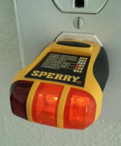 Sperry Instruments GFI6302 GFCI Outlet / Receptacle Tester, Standard 120V AC Outlets, 7 Visual Indication / Wiring Legend, Home & Professional Use, Yellow & Black Pack of 1 Yellow/Black 39 61J2PbzGa7L 4