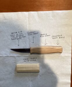 BeaverCraft Sloyd Knife C4 3.14" Wood Carving Sloyd Knife for Whittling and Roughing for beginners and profi - Durable High carbon steel - Spoon Carving Tools - Thin Wood Working Whittling Knife 35 61J3QxdU3eL