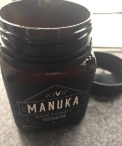 Kiva Raw Manuka Honey, Certified UMF 15+ | MGO 514+ | 100% Pure Genuine New Zealand (8.8oz/250g Bottle) | Non-GMO | No Antibiotics | Traceable | UMF & MGO Certified 42 61J5514P1gL