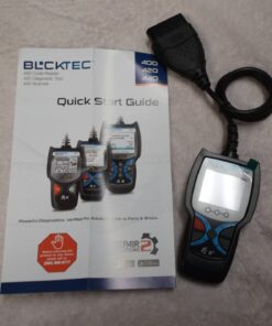 BLCKTEC 420 Bluetooth OBD2 Scanner Diagnostic Tool - Vehicle Code Reader for Car - Clears Check Engine Light - Comes with Premium OBD App On IOS & Android - Works For All Cars 1996 & Newer 51 61J5AJGLyvL