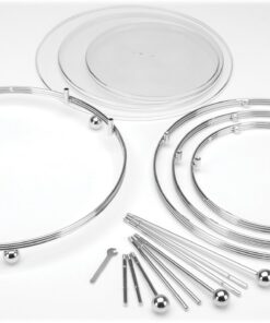 Wilton Cakes 'N More 3-Tier Cupcake and Cake Stand Display, Silver 26 61J7KOh3LWL