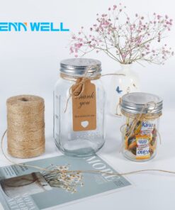 Tenn Well Natural Jute Twine, 500 Feet Long Brown Twine Rope for Crafts, Gift Wrapping, Packing, Gardening and Wedding Decor 1PC/500Feet 30 61JApZTn16L