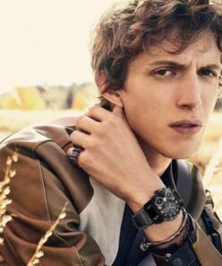 Oulm Men's Fashion Luxury Steampunk Automatic Mechanical Stainless Steel Case Leather Watch 12 61JBblb8Q L