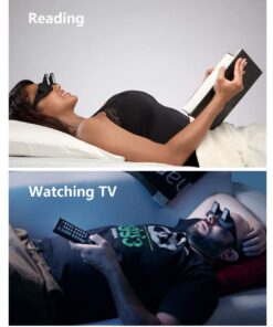 Flammi Lazy Glasses Prism Glasses Horizontal Spectacles Lie Down for Reading/Watching TV 18 61JDMXq9byL