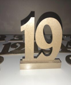 ROSENICE 20pcs 1-20 Wooden Wedding Table Number Holders 44 61JDuiSUSbL