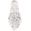 Rbenxia Curly Cosplay Wig Long Hair Heat Resistant Spiral Costume Wigs Anime Fashion Wavy Curly Cosplay Daily Party Silver 32" 80cm 21 61JEucjv5rL
