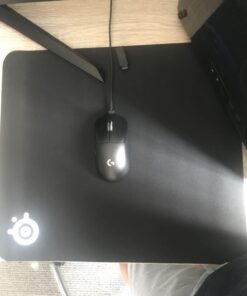 SteelSeries QcK Gaming Mouse Pad - Large Cloth - Optimized For Gaming Sensors Classic Black 35 61JFfh8YRCL