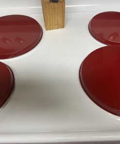 Reston Lloyd Electric Stove Burner Covers, Set of 4, Red 23 61JFl oUOmL