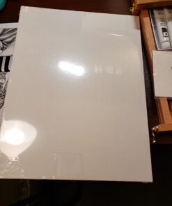 Falling in Art Tabletop Easel Set - 24 Pieces Starter Kit - Artist Acrylic Painting Kit with 12 Acrylic Paints Set, Canvas Panels, Brushes, Wooden Palette for Kids, Adults, Beginners, Professionals 24 PCS Drawer Easel Painting Set 47 61JHOolIDGL