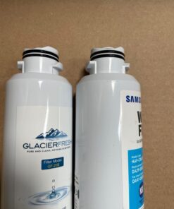 GLACIER FRESH DA29-00020B Refrigerator Water Filter Compatible with Samsung DA29-00020A/B, DA29-00020B-1, HAF-CIN/EXP, 46-9101, RF4267HARS For French Door Fridge Kitchen (3 PACK) Standard 3 Count (Pack of 1) 33 61JHkXlXBmL