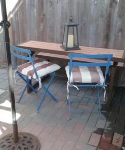 Lifetime 60054 Convertible Bench / Table, Faux Wood Construction, Brown 54 61JIRywTUDL