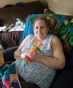 Fat Brain Toys MiniSpinny - Travel-Friendly Spinning, Textured Sensory Baby Toy Modern 19 61JLca37lfL