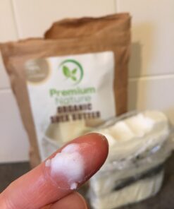 Premium Nature Organic Shea Butter - Pure & Raw Virgin Unrefined Body Butter - Dry Skin Care, Scar & Stretch Mark Cream, 16 oz 32 61JLt66MVDL