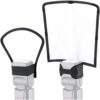 waka Flash Diffuser Reflector Kit - Bend Bounce Flash Diffuser+ Silver/White Reflector for Speedlight, Universal Mount for Canon, Nikon, etc. 52 61JLxtmcEtL