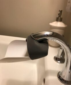 Prince Lionheart Fun and Safe Hand-Washing Solution | Faucet Extender for Babies and Toddlers | Fits Standard and Gooseneck Faucets | Galactic Grey 1 Pack 39 61JMYESrzL