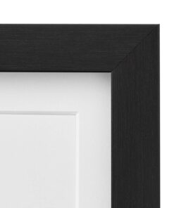Amazon Basics 5" x 7" Rectangular Photo Picture Frame or 4" x 6" with Mat, 2-Pack, Black 5" x 7" 17 61JP5jDS1nL