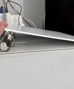 Amazon Basics 3 Ring Binder with 1.5 Inch D-Ring and Clear Overlay, White, 4-Pack 1.5-inch 34 61JPhBglAL