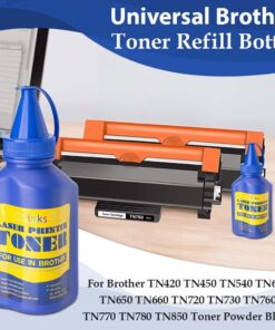 Alternative view of Cisinks® Universal Toner Refill for Brother TN420 TN450 TN540 TN630 TN650 TN660 TN720 TN730 TN760 TN770 TN780 TN850 Toner Powder Black 90 gram