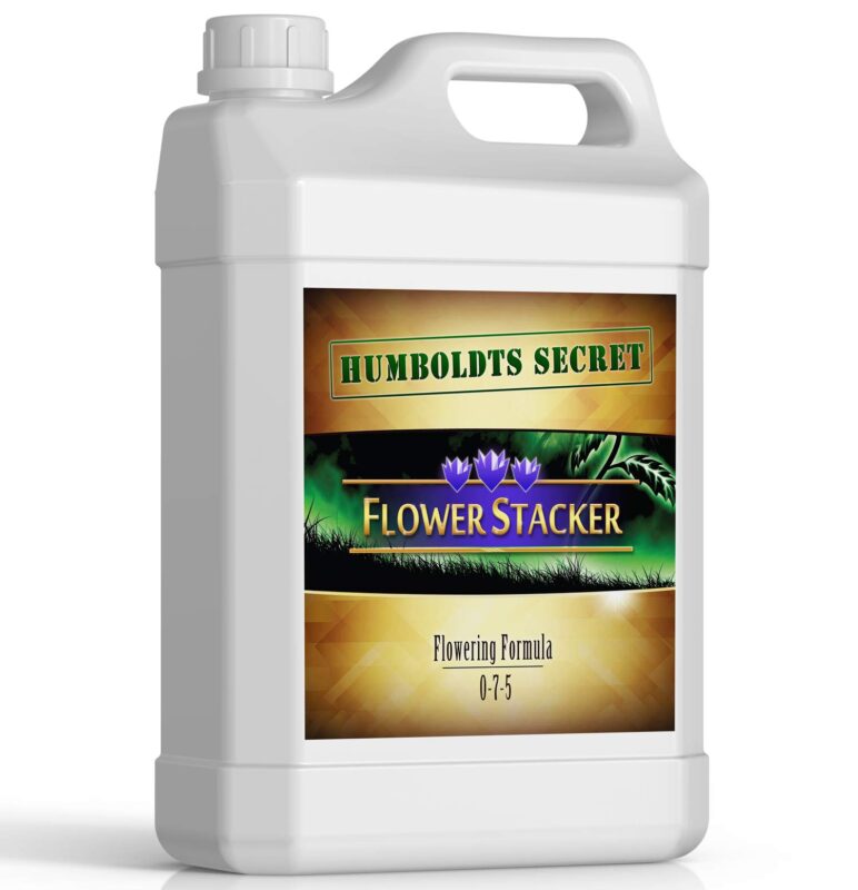 Humboldts Secret Flower Stacker – Best Flowering Formula for Bigger Harvests - Flowering Plant Food - Nutrient System for Potting Soil for Indoor Plants & Outdoor Plants - 1 Quart 32 Ounce