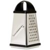Oliver & Kline Boxed Grater, Stainless Steel Box Surface Glide Technology & Vegetable Slicer Grater with Container for Storage Space A+ Kitchen Gift-4 Sided for Vegetables, Fruit 36 61JVr6EENL