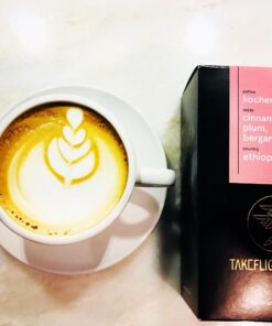 Konitz Coffee Bar Cappuccino Coffee Cups Set with Saucers, White Cappuccino Cups Set of 4 - 6 oz Coffee Cup Set with Saucers, Porcelain Cappuccino Cup 1 Giftboxed Set 46 61JVumCBqyL