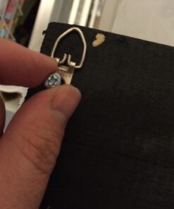 100 Heavy Duty Single Hole D Ring / Triangle Strap Hanger w/ Screws 17 61JW8fo47AL