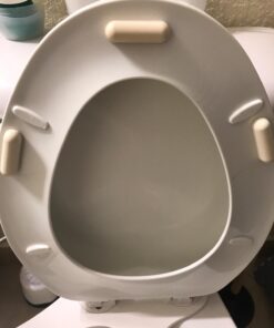 Danco 10062 Universal Bumper, for Use with Toilet Seats, Rubber, 1 Pack, White 40 61JaSlGkg9L