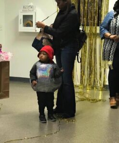 Metallic Gold Foil Fringe Shiny Curtains for Party, Prom, Birthday, Event Decorations 3 foot x 8 foot (1 Curtain) 26 61JapY8Oz3L